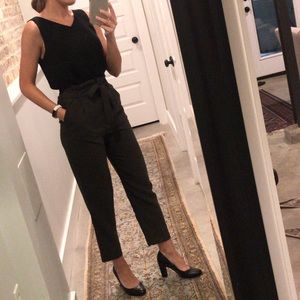 H&M Green Belted Pants